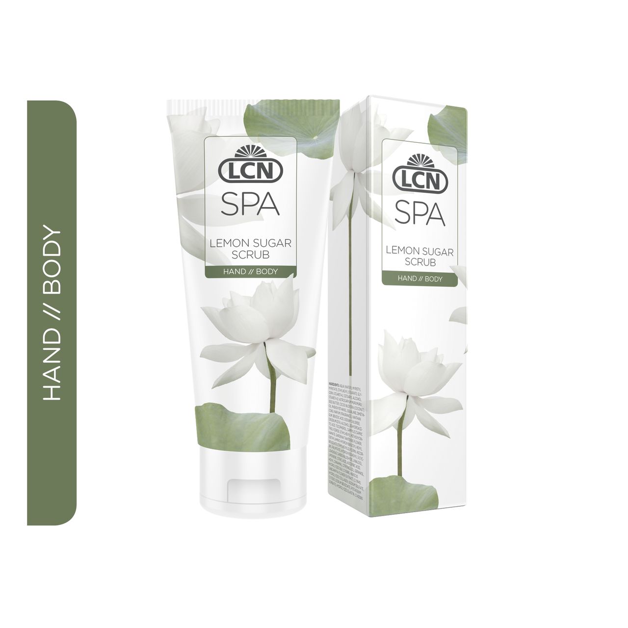 LCN Spa Lemon Sugar Hand & Body Scrub 75ml