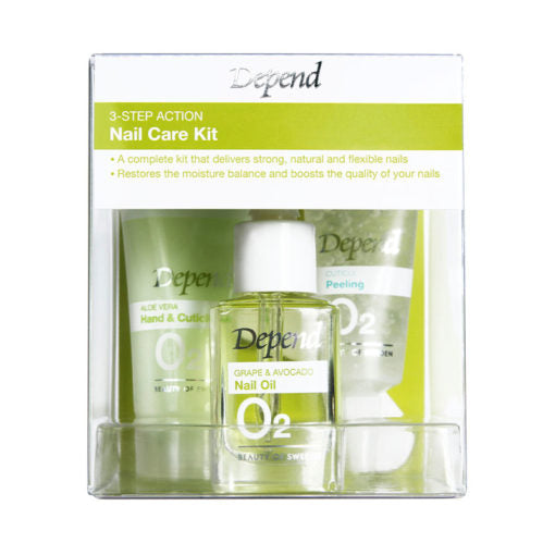 Depend O2 3-Stap Nagelverzorgings Set